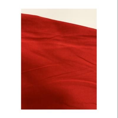 China Red 100kg Moq 85 Cotton Canvas Jersey Anti-static 15 Cotton Canvas Fabric For Clothes for sale