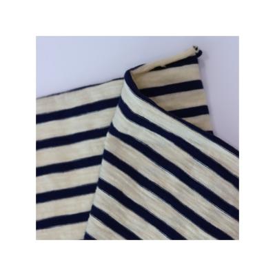 China Unique Quality Soft Breathable Anti Pill Color Stripe Tank Top Breathable Guaranteed Smooth Fabric for sale