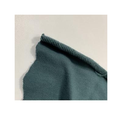 China New Design Plain Shrink-Resistant Cotton Green Small Loop Color Striped Jersey Fabrics For Clothing for sale