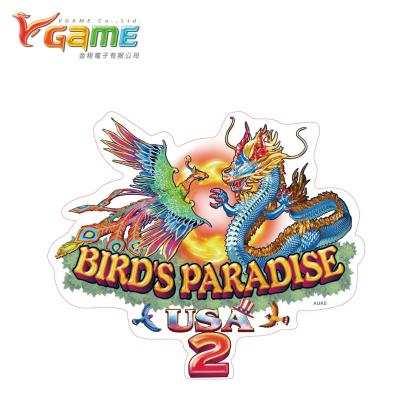 China Easy To Play VGAME Birds Paradise USA 2 Fish Shooting Game for sale