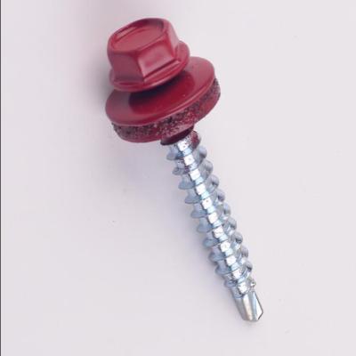 China C1022A Washer Sheet Metal Screws Hex Head Preoprene Washer Screws for sale