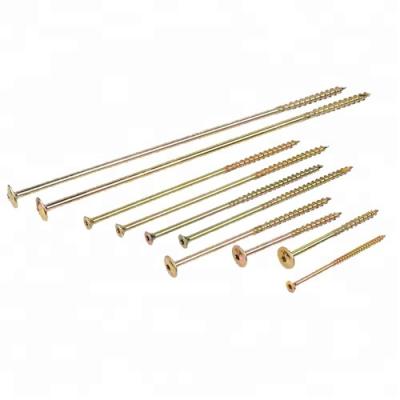 China Galvanized Carbon Steel Manufacturer Carbon Steel Chipboard Screw Timber Screw for sale