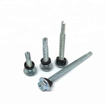 China HEX Self Drilling Screw With Bonded EPDM Washer Hex Head Screw for sale