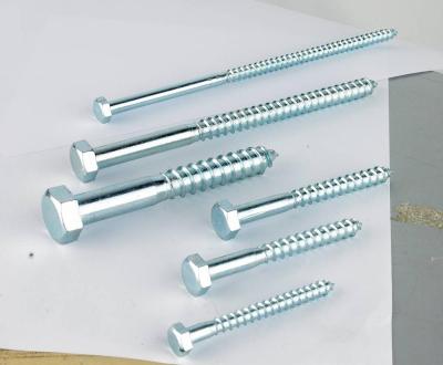 China High Quality Wood HEX Screw DIN 571 Hex Head Screws for sale