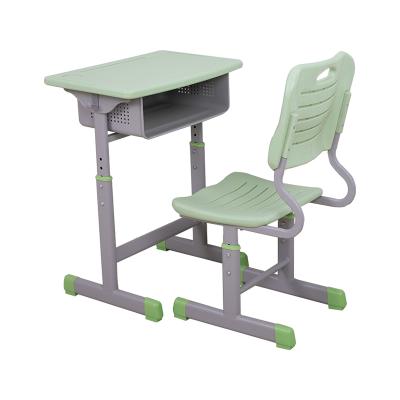 China Height Adjustable School Sets Furniture High Quality Ergonomic Simple Classroom Student Desk And Chair For Students for sale