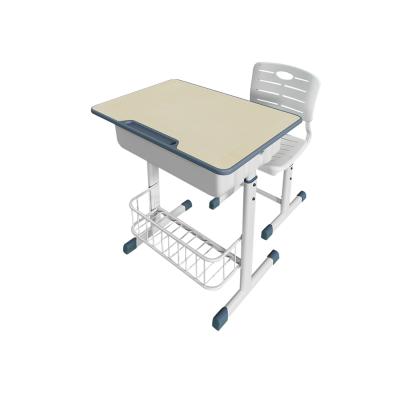 China Height Adjustable Cheap Reading Desk And Chairs For Primary School Classroom for sale