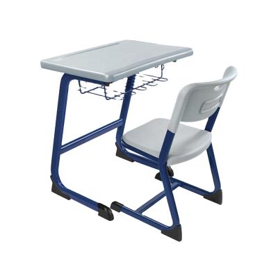 China Ergonomic furniture university school table student desk chair, college desk and chair for sale