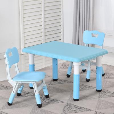 China Modern Wholesale Preschool Classroom Kids Kindergarten Furniture Sets Kids Plastic Table And Chair for sale