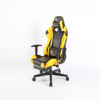 China Cheap Modern Factory Adjustable (Height) Desk Computer Gamer Recliner Racing Gaming Chair With Footrest Neck Support for sale