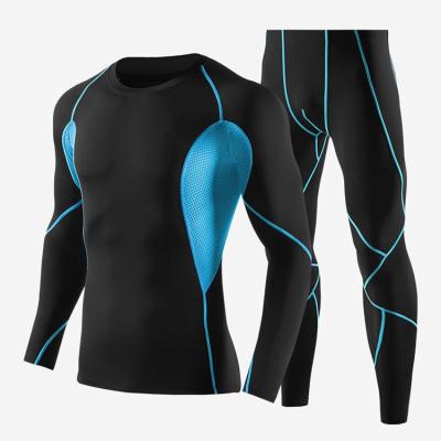 China Breathable Cycling Tights Clothes For Men Set Long Sleeve Mountain Bike Road Bicycle Shirt Tank Tops Pants for sale