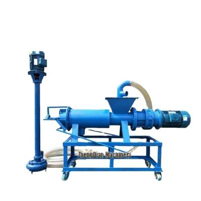 China High efficiency low cost screw press solid-liquid separator pig machine cow dung dehydrator waste dewatering machine for sale