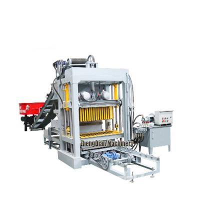 China QT4-20 Low Cost High Yield Semi Automatic Interlocking Paver Block Machine Concrete Brick Machine Compressed Earth Block Machine For Sale Used for sale