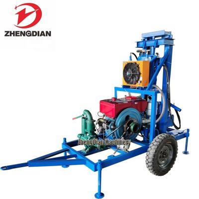 China Water Wells Soil Rock Drill Rig 30M 40M 50M 100M Bore Well Drilling Truck Price Small Water Well Drilling Machine for sale