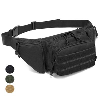 China Durable Tactical Military Tactical Gun Holster Gun Pistol Pouch Fanny Pack Concealed Carry Bag Waist Bag Holster for sale