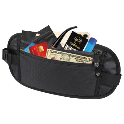 China Striped Outdoor Carbon Smell Proof Waist Bag Custom Fanny Pack Smell Proof for sale