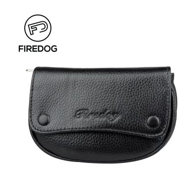 China Portable Leather Tobacco Pouch Moisture Proof Bag For Smoking Pipe With Rubber Lining for sale