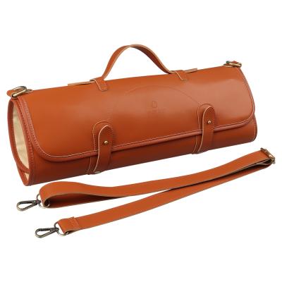 China High Quality Kitchen Chef Knife Bag Synthetic Leather Knife Bags Portable Rolling Carrying Case for sale