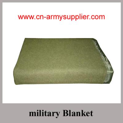 China Wholesale Cheap China Army Use Wool Polyester Acrylic Police Blanket for sale