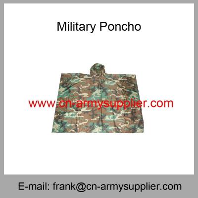 China Wholesale cheap China Army Use Camouflage Labor Protection Military Poncho for sale