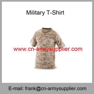 China Wholesale  Cheap China Military Camouflage Cotton Army T-Shirt for sale