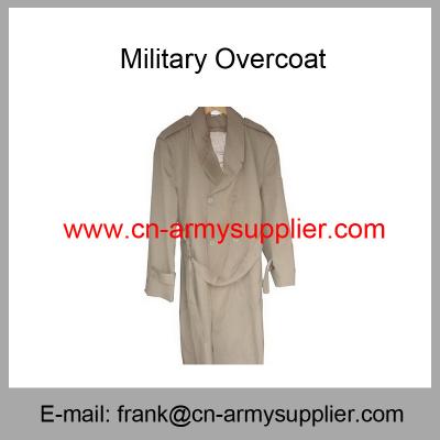 China Wholesale Cheap China Wool Acrylic Polyester Military Wool Overcoat for sale