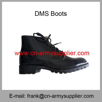 China Wholesale Cheap China Army British Style Black Ankle Military DMS Combat Boot for sale