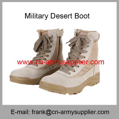 China Wholesale Cheap China Army Brown Suede Military SWAT Desert Boots for sale