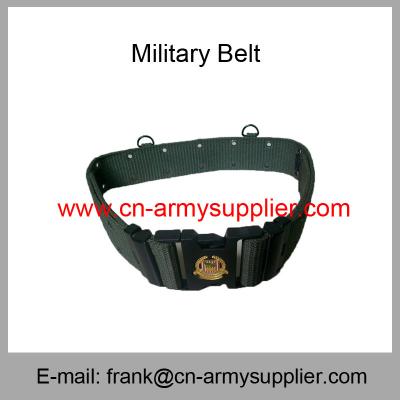 China Wholesale Cheap China Military Black  PP Webbing  Malaysia Army Belt for sale