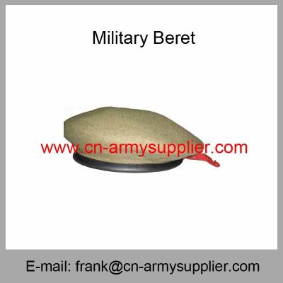 China Wholesale Cheap China Police Wool Nylon Polyamide Army Commando Officer Beret for sale