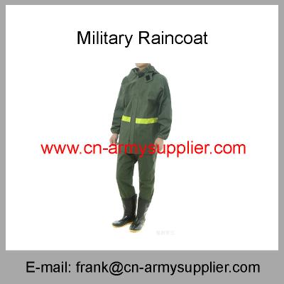 China Wholesale Cheap China Army Polyester Oxford Nylon Army Police Raincoat for sale