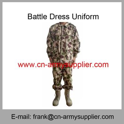 China Wholesale Cheap China Army Leaf Camouflage Military Police Battle Dress Uniform for sale