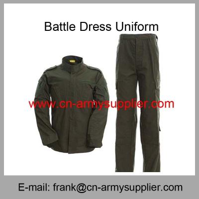 China Wholesale Cheap China Military Green Ripstop Twil Police Army Combat Uniform ACU for sale