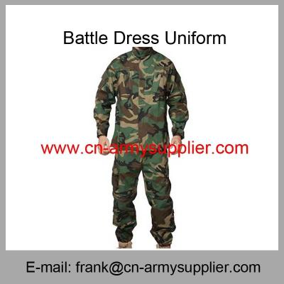 China Wholesale Cheap China Military Woodland Camouflage Police Army Combat Uniform ACU for sale