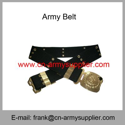 China Wholesale Cheap China Army PP Military Metal Bucklet Police Tactical  Belt for sale