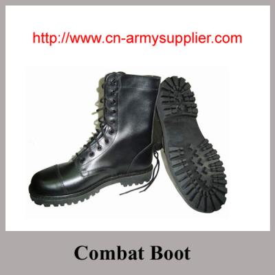 China Botas de combate con cremallera YKK 20 cm de altura Equipo esencial para el personal militar y policial en venta