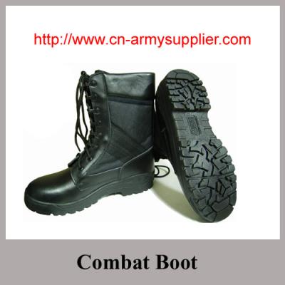 China Bota militar táctica de combate o policía del ejército con material de suela exterior EVA y licencia del ejército en venta