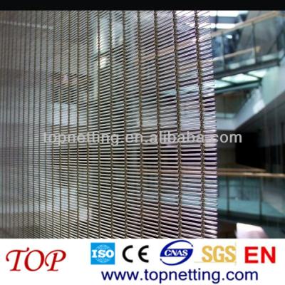 China Beautiful And Elegant Architectural Appearance Metal Mesh Screen Wall / Facade Mesh for sale