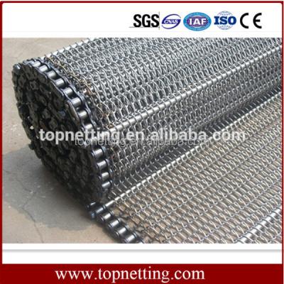 China Rust Resistance Conveyor Wire Mesh Belt /Metal Spiral Conveyor Mesh Belt for sale