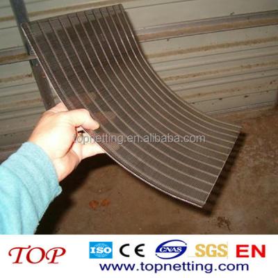 China Non-Clogging Wedge Wire Screen / V Wire Johnson Screenn For Strainer Filter for sale