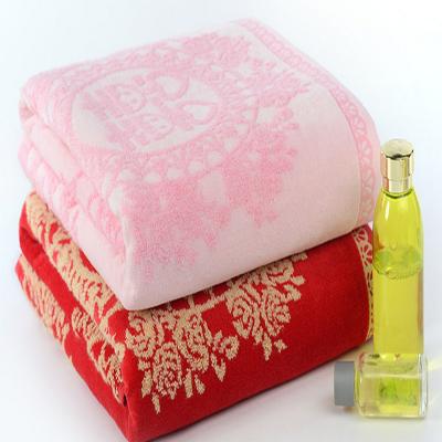 China Cotton QUICK DRY wedding thickening cotton to increase large absorbent adult bath towel hotel female men bath towel for sale