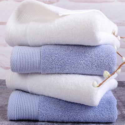 China Light Household Single Face Towel Hotel Cotton Soft And Absorbent Adult Towel for sale