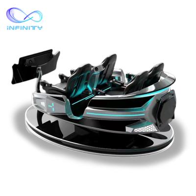 China Amusement Park Vr Carnival Games Roller Coaster 9D Vr 4 Seats Chair Capsule 9D Virtual Reality Equipment 9D Game Machine for sale