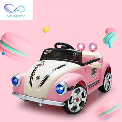 China Ride On Toy 2020 Hot Selling Children Licensed Pink Battery Operated Electric Double Open 6V Girls Remote Control Ride On Toy Cars for sale