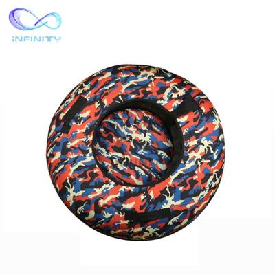 China Funny Oxford Cloth Winter Snow Tube Winter Products Inflatable Chassis Rubber + Sled Toys Custom Sledding Equipment for sale