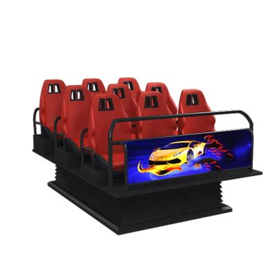 China Amusement Park Winning Silver Hydraulic/Electric 5D 7D Cinemas Theater Simulator Game Machine With Motion Chairs for sale