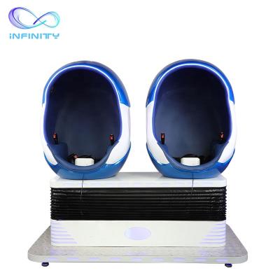 China Amusement Park Best Selling Double Seats 9D Vr Egg Simulator Game Machine Roller Coaster Game Equipment for sale