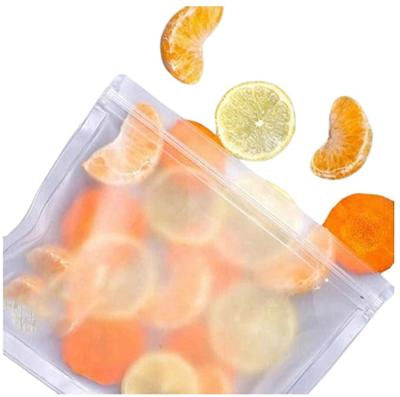 China Recyclable Reusable Storage Bag BPA FREE Flat Freezer Bags for sale