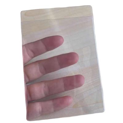 China Wholesale Recyclable Semi Rigid Business Card Holder Plastic Card Protector for sale