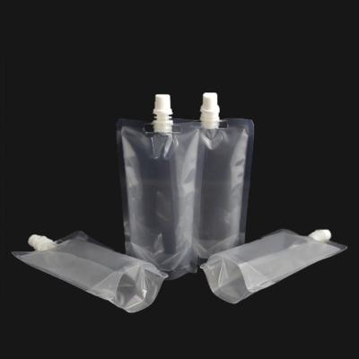 China Disposable Reusable Custom Printing Liquid Packaging Spout Pouch Bags for sale