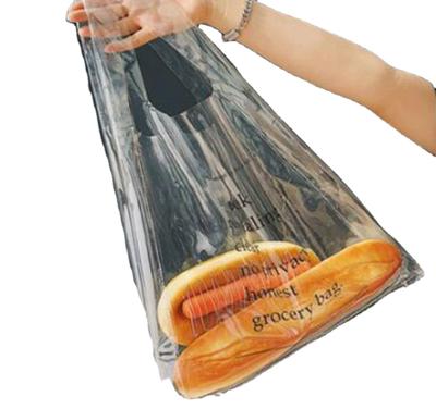 China Customized Recyclable Transparent Waterproof Clear PVC Shopping Bag With Handle for sale